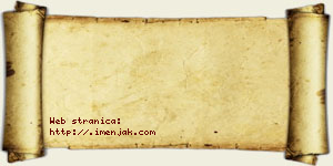 Anđa Perović vizit kartica